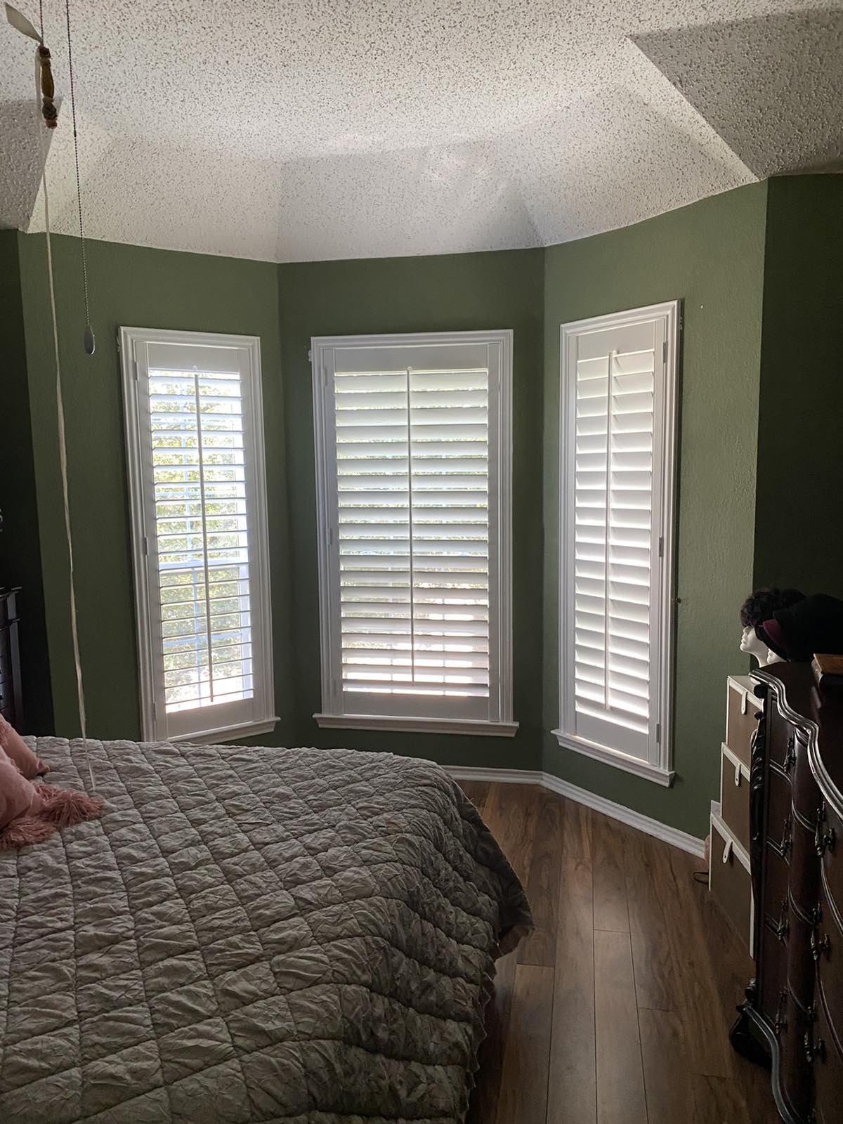 Shutters in a Little Elm home
