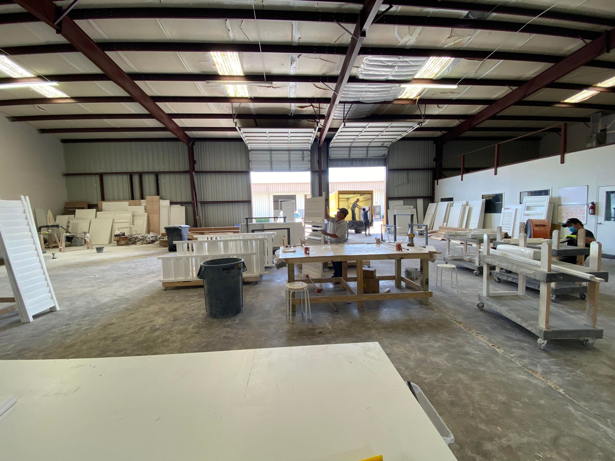 Our local manufacturing facility in the DFW Metroplex — shutters built right here in Texas